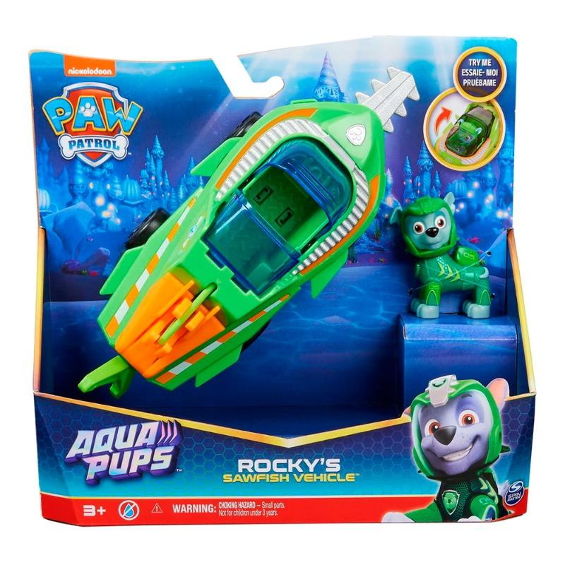 Paw Patrol - Aqua Pups figure With vehicle