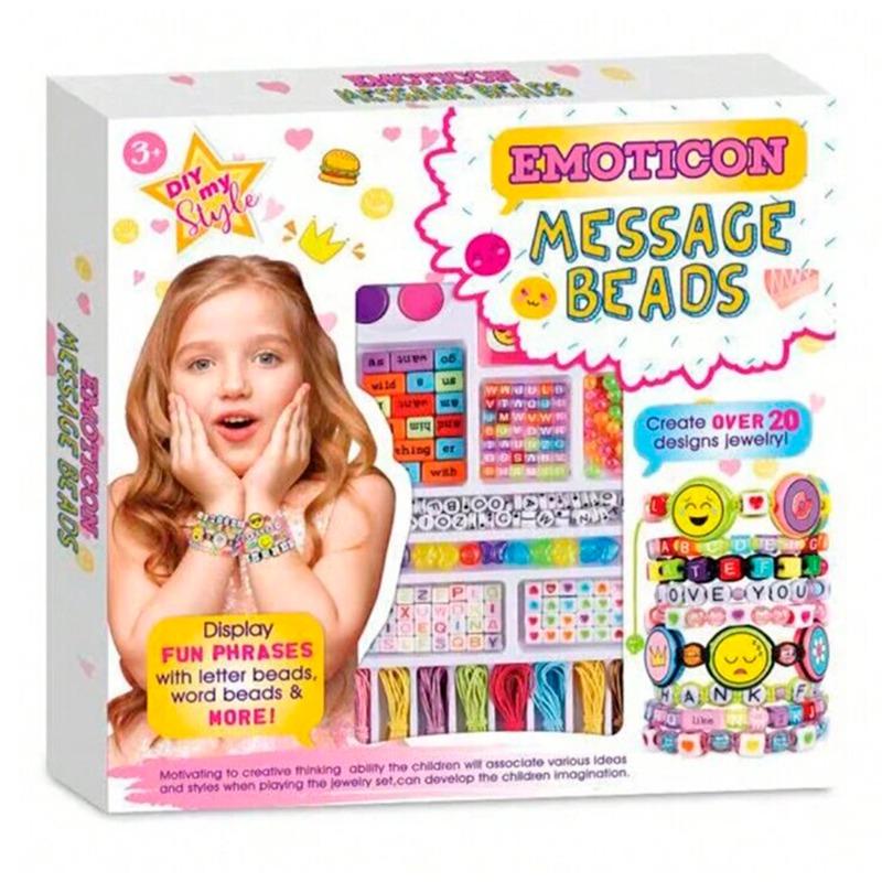 Just My Style Emoticon Message Beads Kit