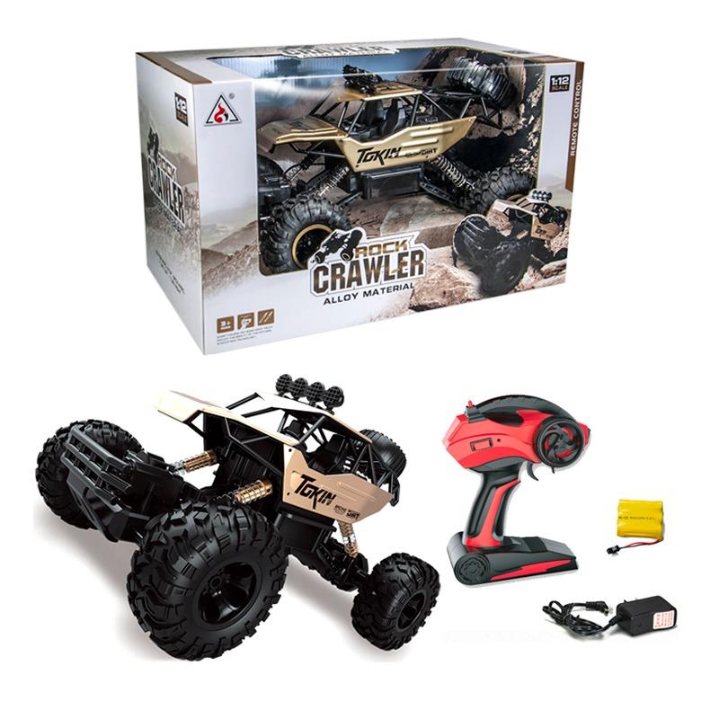 1:12 Rock Crawler Alloy Metl Rc Car - Multicolor