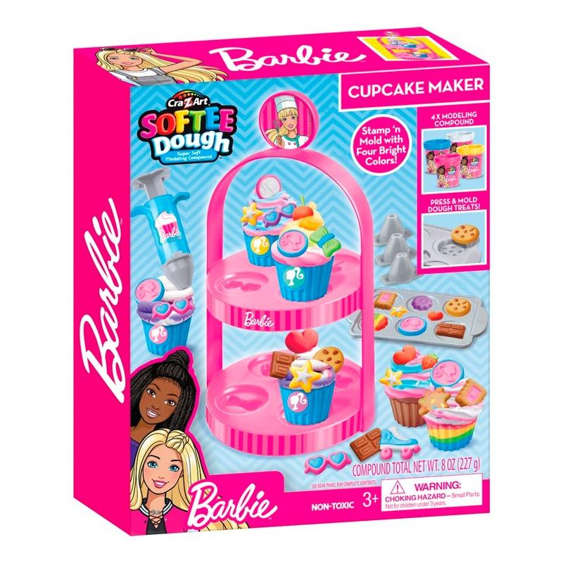 Cra-Z-Art Barbie Softee Dough Cupcake Maker