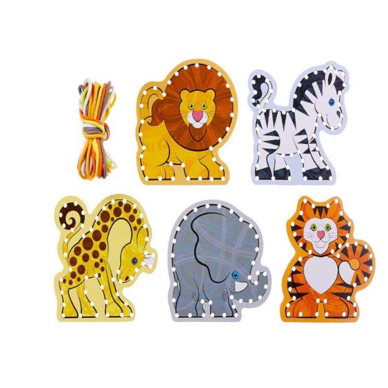 Melissa & Doug Lace & Trace: Wild Animals