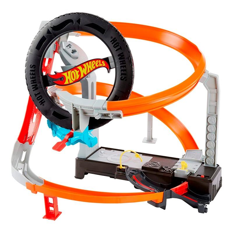 Hot Wheels City Robo Beasts Hyper-Boost Tire Shop
