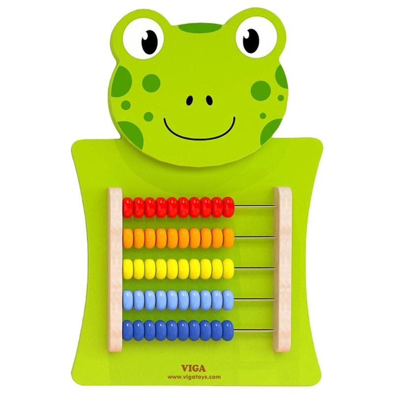 VIGA Wall Toy - Frog Abacus