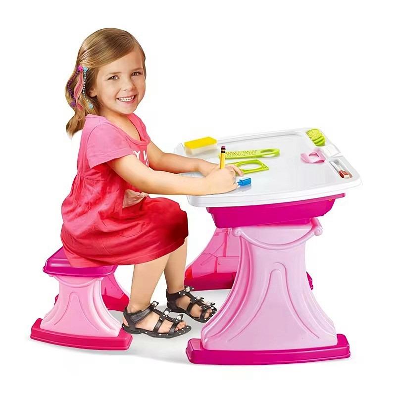 My Own Learning Desk And Easel - Pink