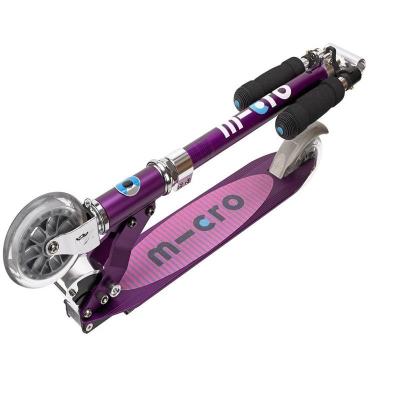 Micro Sprite Special Edition Purple Stripe Scooter