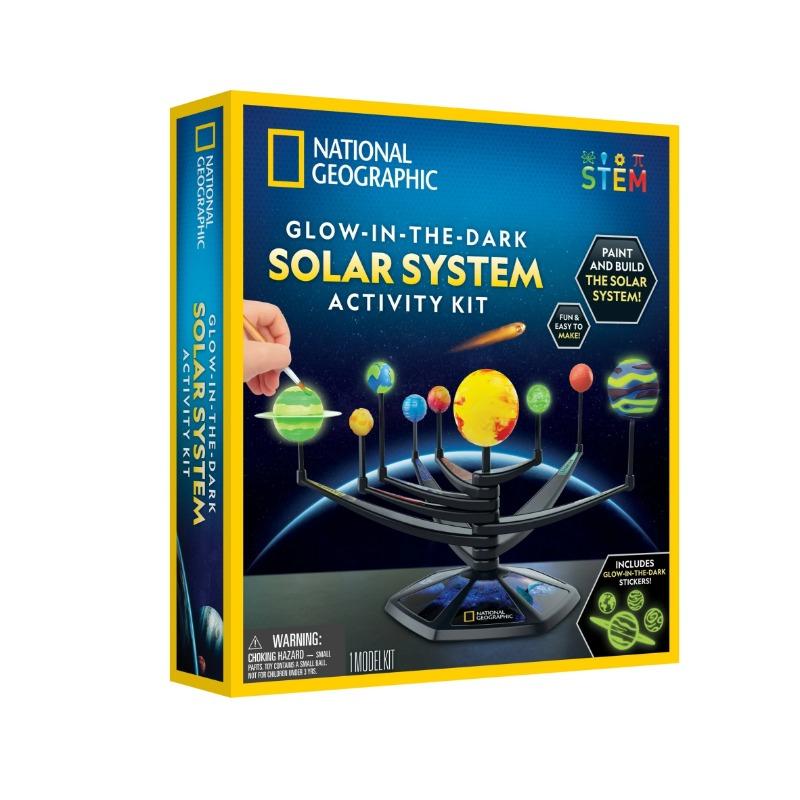 National Geographic Glow In The Dark Solar System Activity Kit