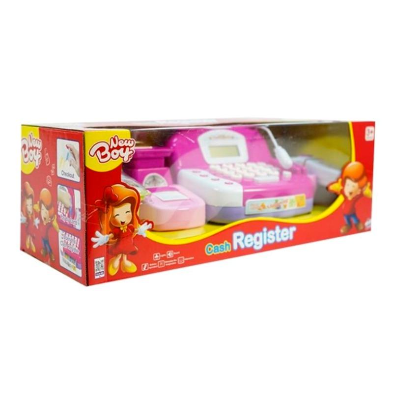 نيو بوي - مجموعة ماكينة التسجيل النقدية لون وردي