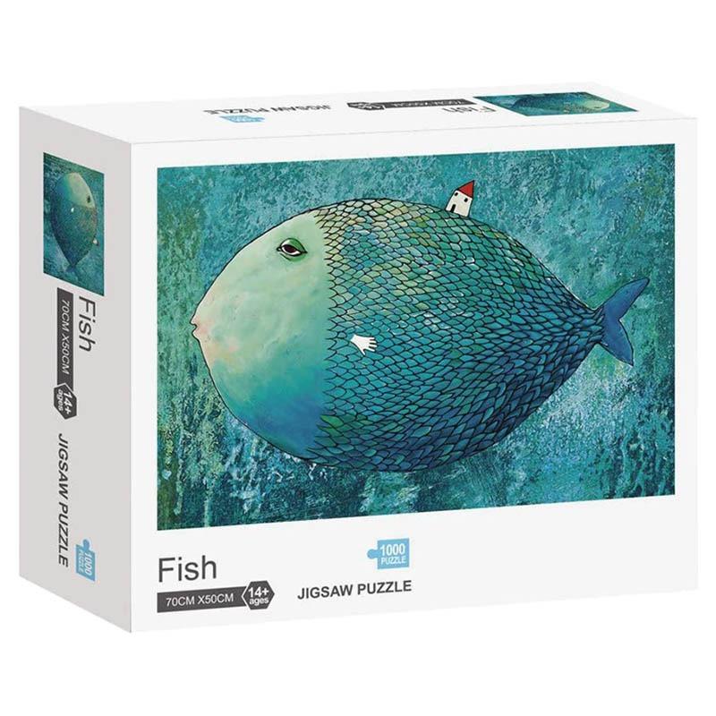 Hao Xiang Ocean Fish Wall Decor Puzzle 1000 Pieces
