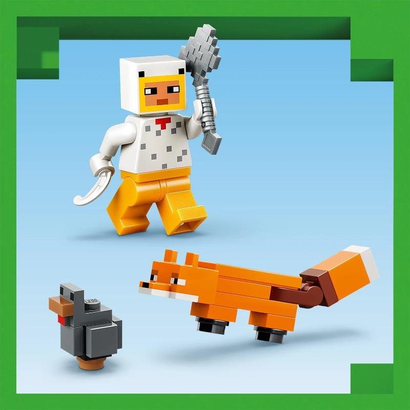 Lego Minecraft Chicken Farm Gaming Toy 21585