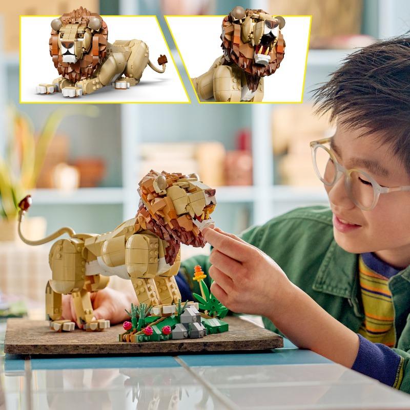 LEGO Creator 3 in 1 Wild Animals: Majestic Lion Building Set