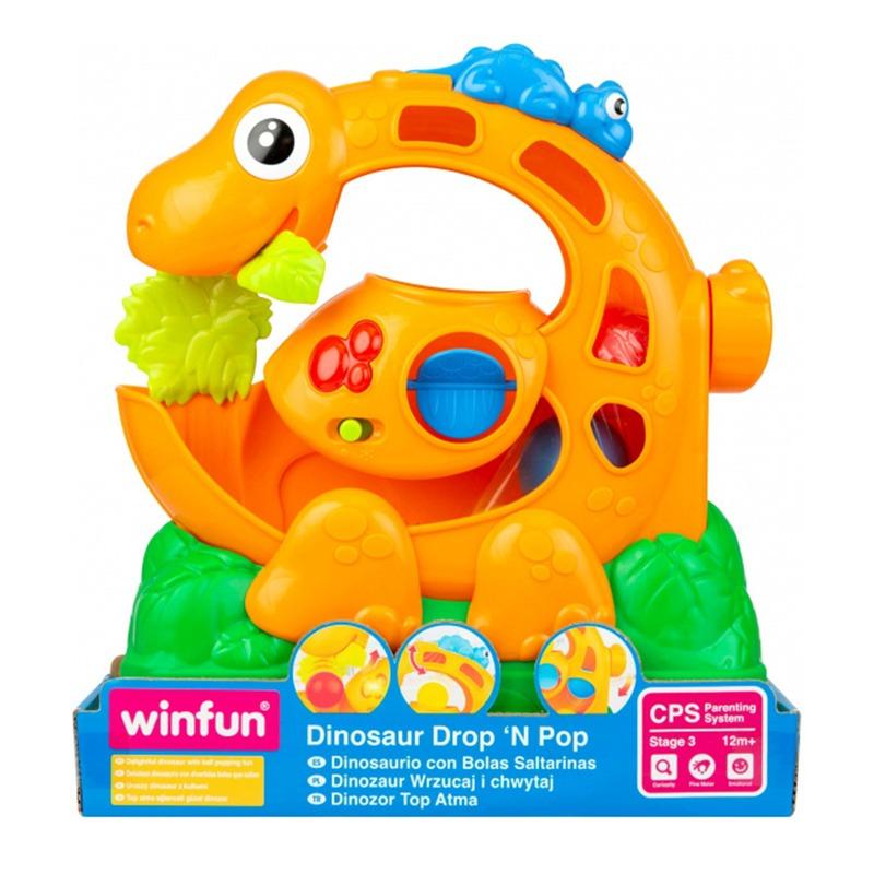 وين فن - لعبة ديناصور الكرات دروب آند بوب