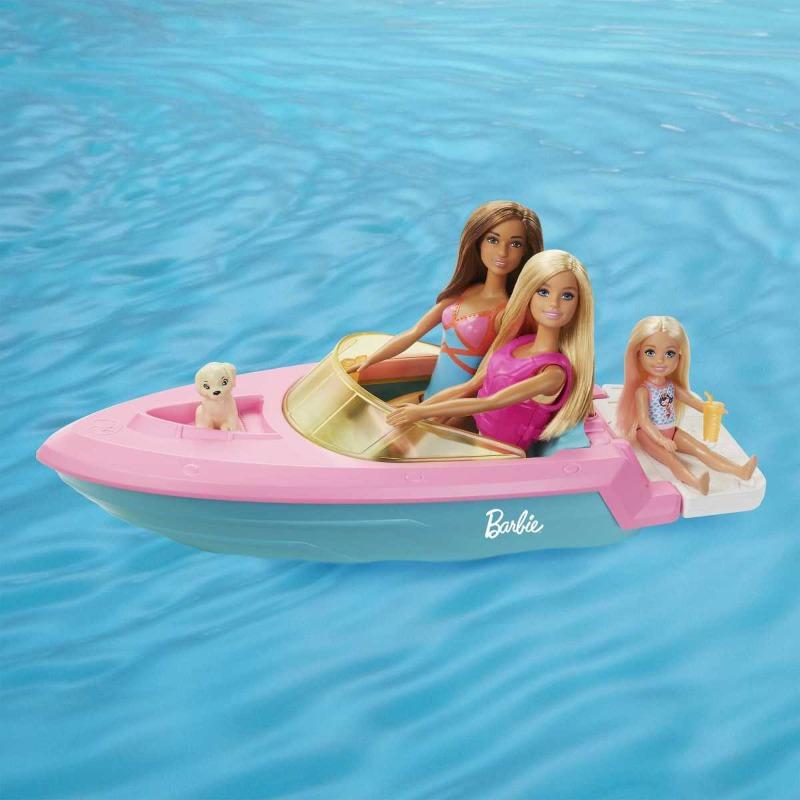 Barbie Floating Adventure Boat Playset.
