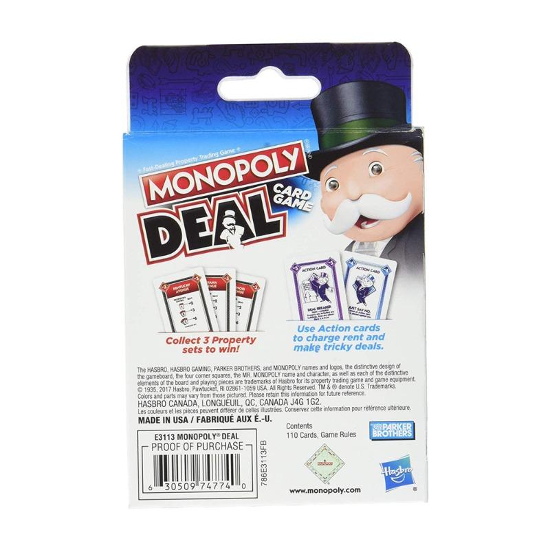 Monopoly Deal Card Games - English