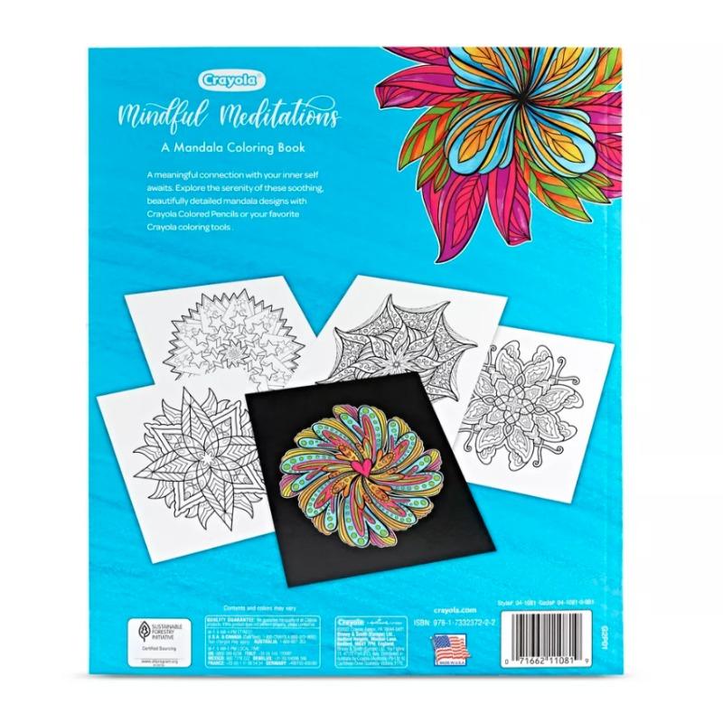 Crayola Mandela coloring book -40 sheets