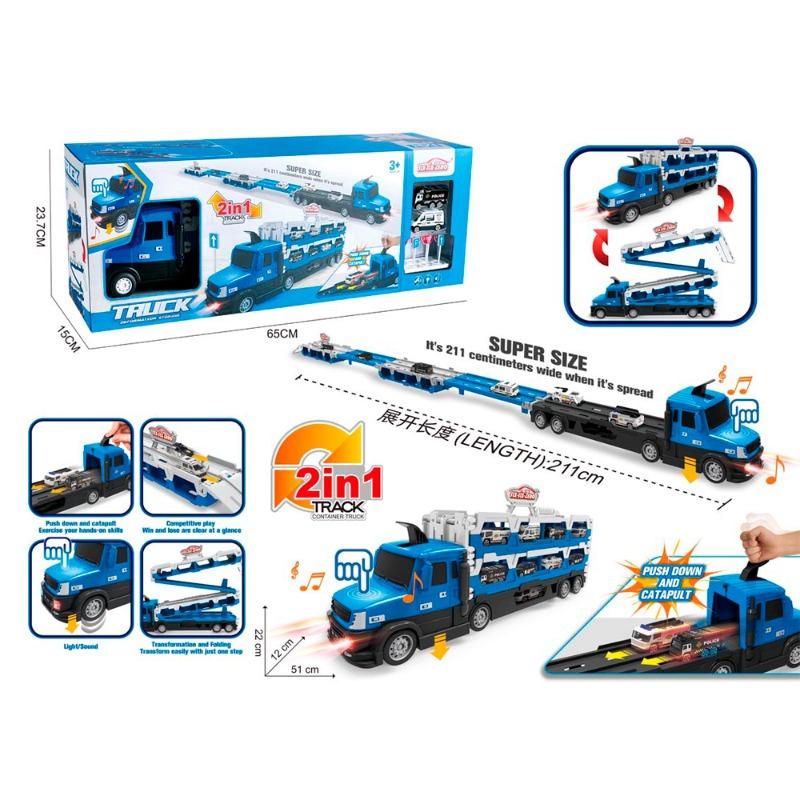 Truck 2in1 Track Set - Blue