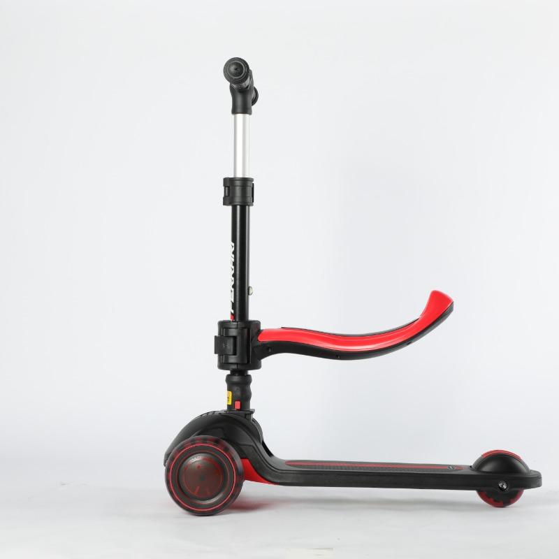 Ferrari Twist Scooter For Kids - Black