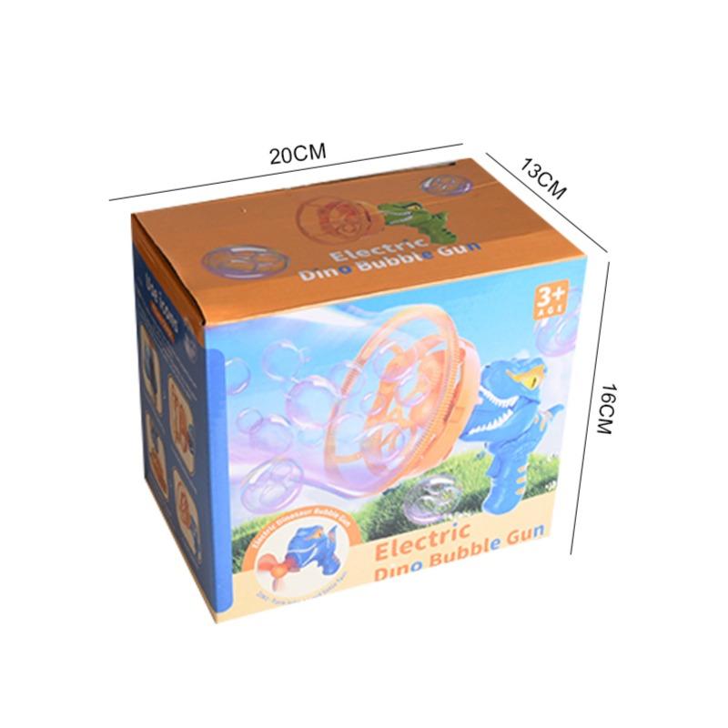 مسدس الفقاعات الكهربائي بشكل الديناصور