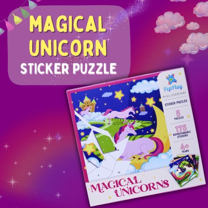 Pep Play Magical Unicorn Educational Stickers