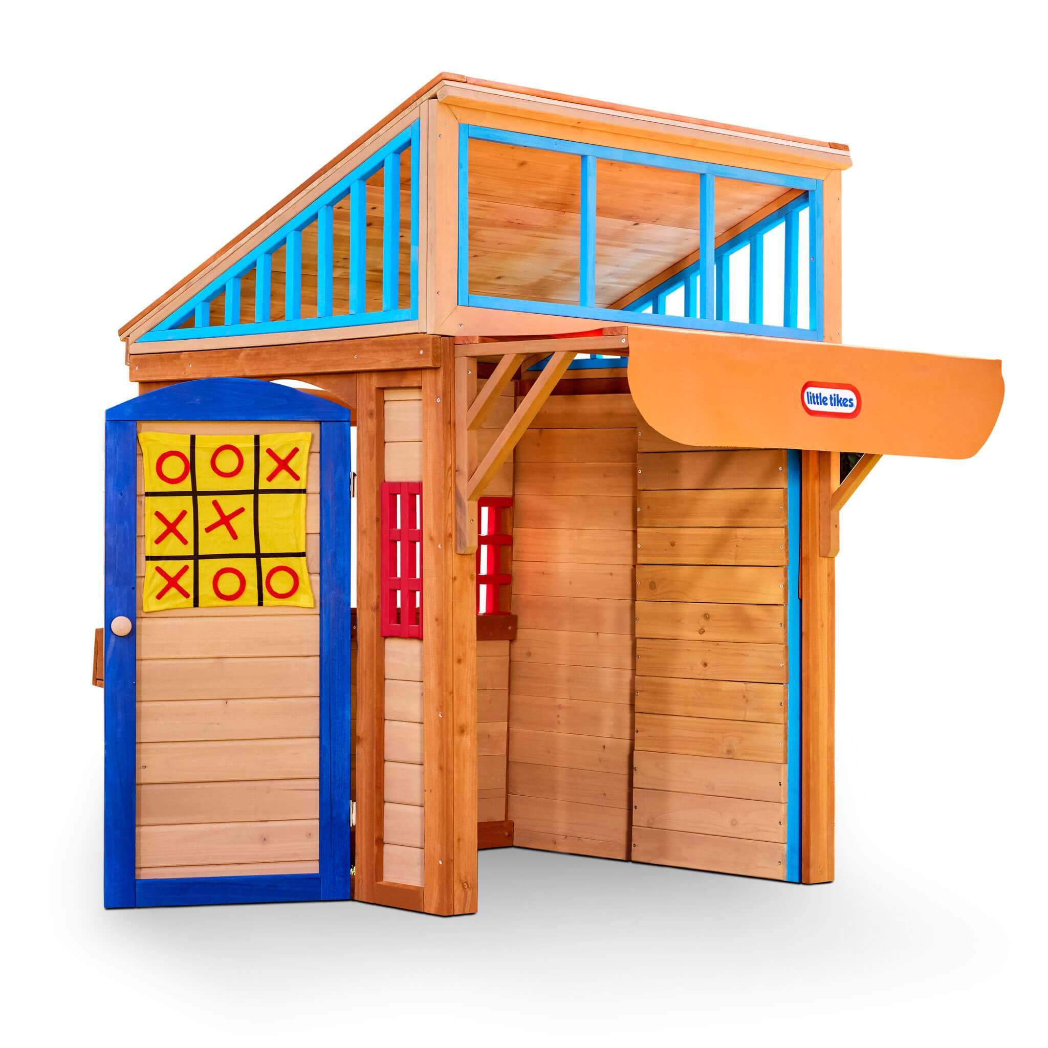 Little Tikes Real Wood Adventures Game House 5 In 1
