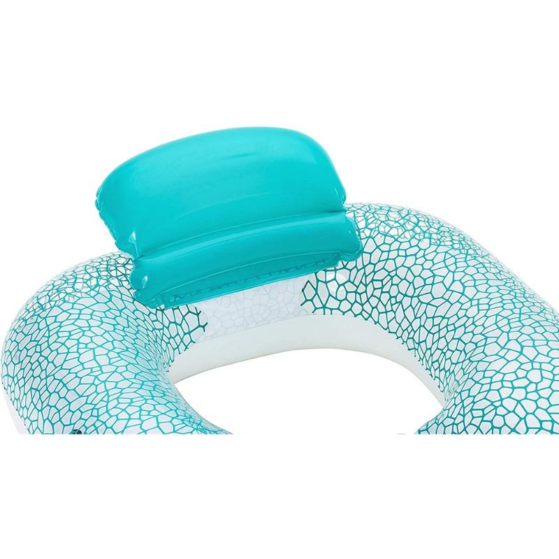 Bestway - Inflatable Swimming Float With Pillow - Blue