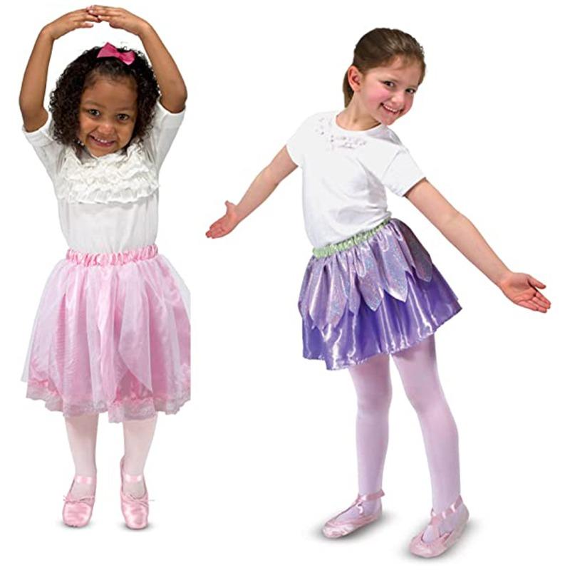 ميليسا آند دوج - مجموعة أزياء لعب الأدوار تنورة تنكرية 4 تنانير أزياء