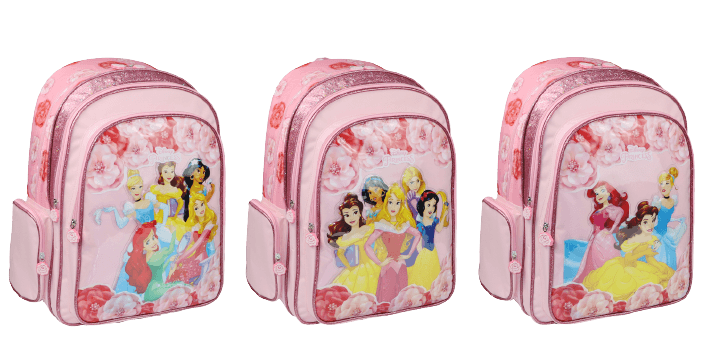 سيمبا - حقيبة ظهر للمدرسة بتصميم أميرات دزني - 18 إنش