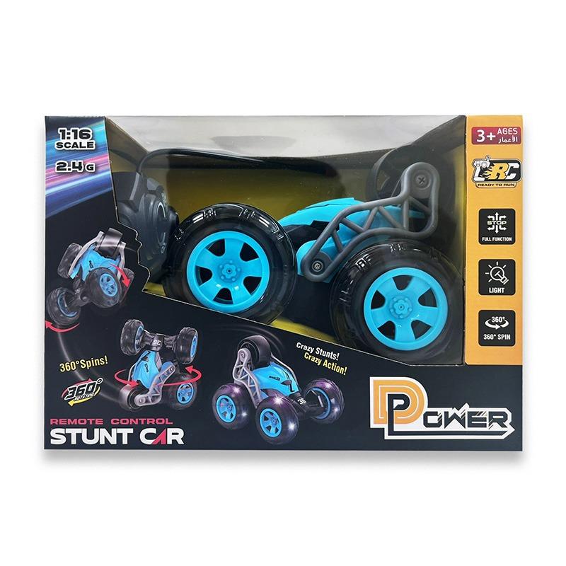 دي باور - سيارة الحركات البهلوانية الصغيرة مع جهاز تحكم عن بعد متعددة الألوان