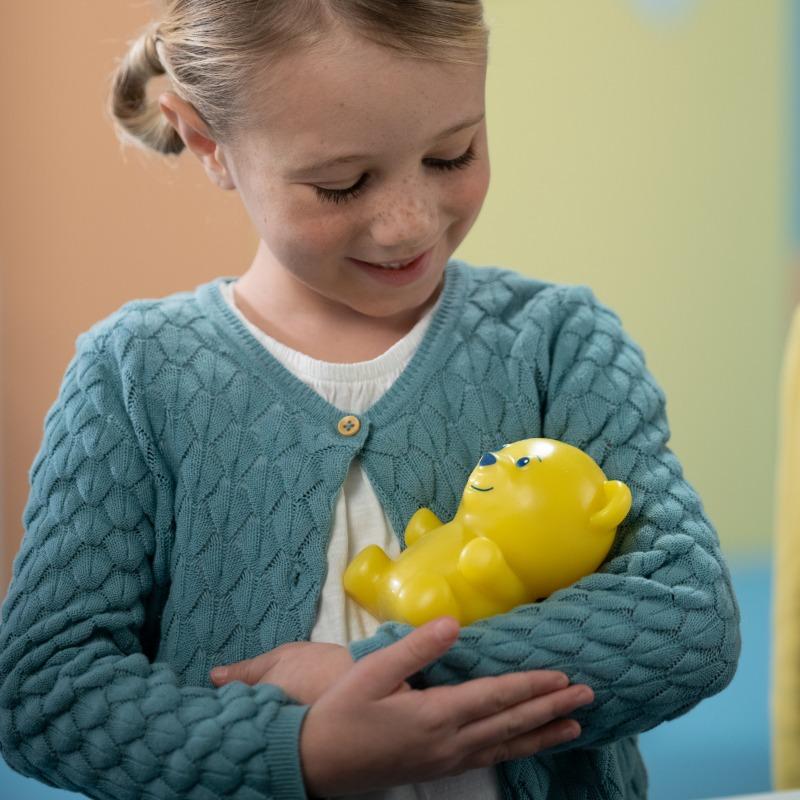 غاميمالز - لعبة مطاطية الدب لون أصفر