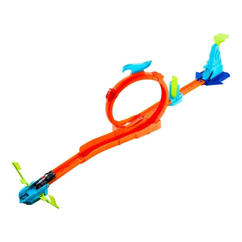 Hot Wheels Toy Car Track Set Build a Stunting Circuit