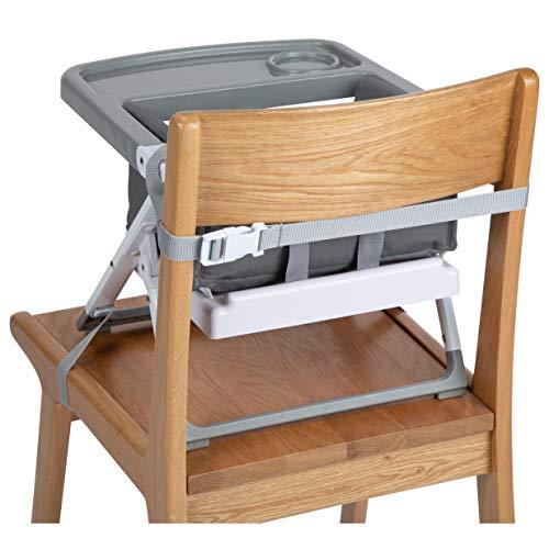 سيفتي فيرست - مقعد طعام مرتفع لون رمادي