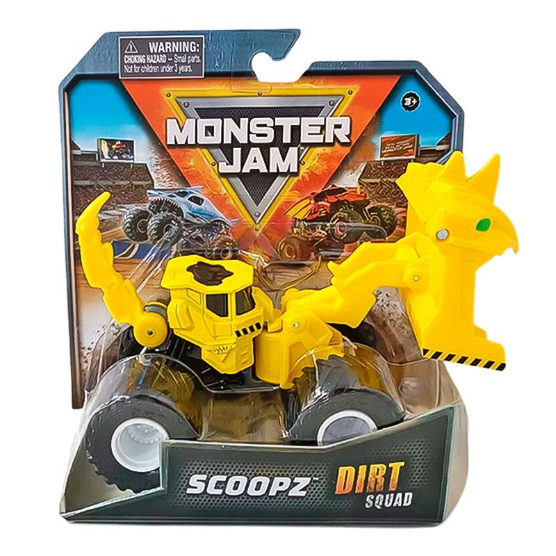 Monster Jam Digger Scoopz Blue Dirt Squad