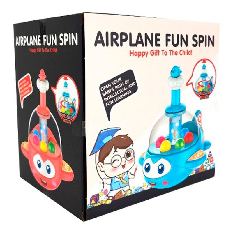 Play And Learn Airplane Fun Spin With Light And Sound