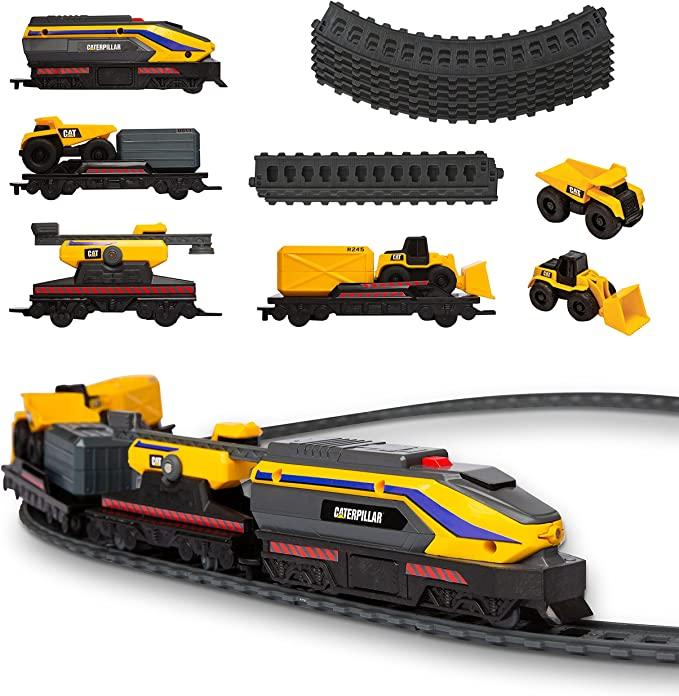 CAT Little Machines Power Tracks Train Set