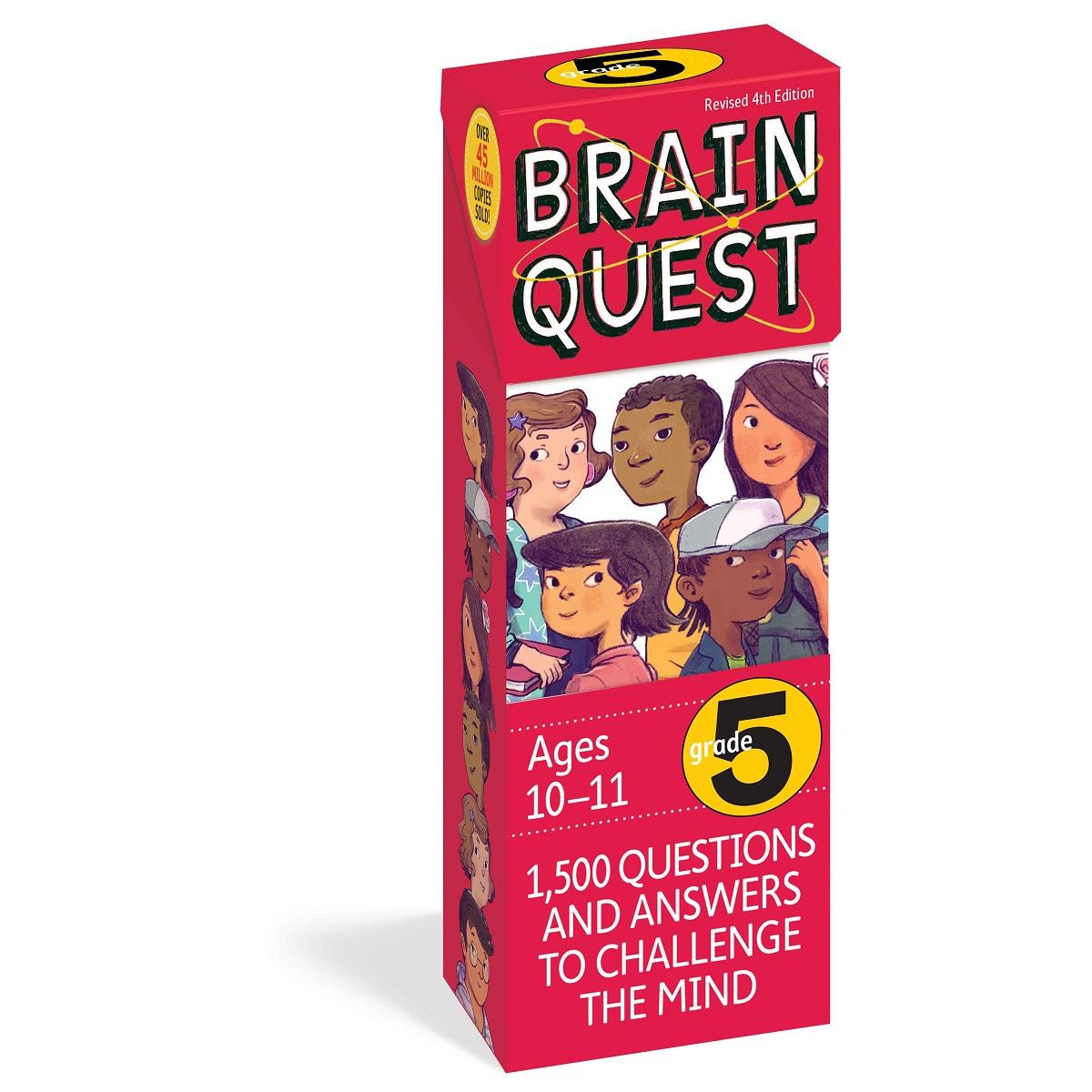 Brain Quest Grade 5 - 1500 Questions And Answers To Challenge The Mind