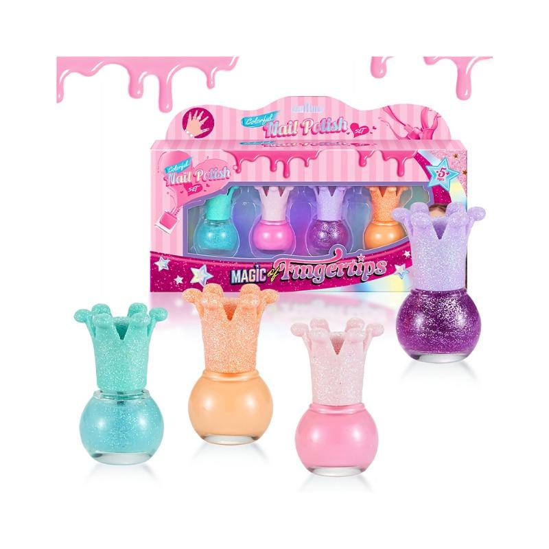 طقم طلاء أظافر الأميرات للأطفال