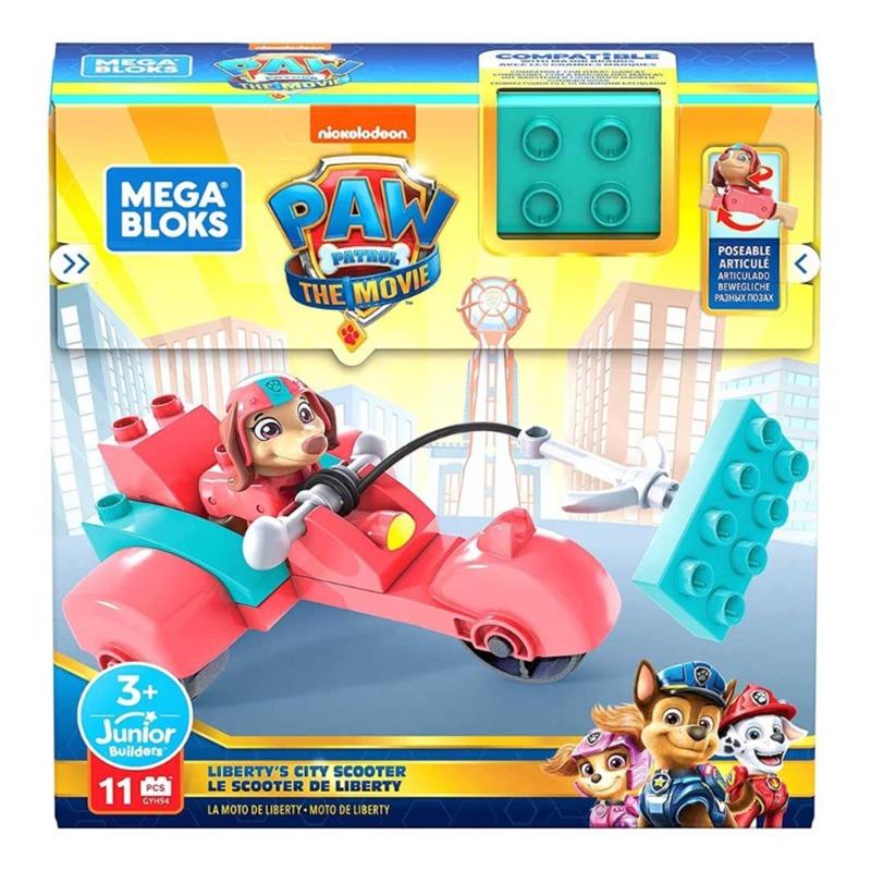 Mega Bloks Paw Patrol Liberty Scooter Construction Set - 11 Pcs