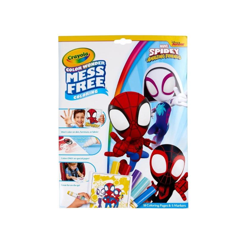 Crayola Color Wonder Mess Free Spidey And Friends Activity