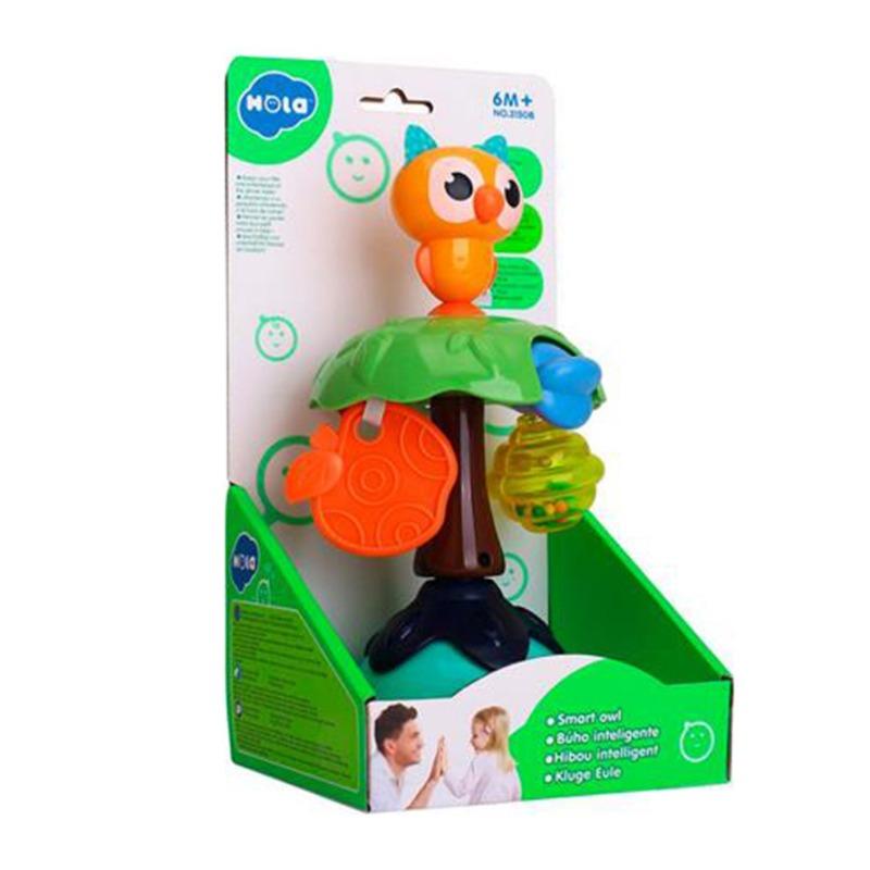 هولا - خشخيشة 2 في 1 سمارت بومة