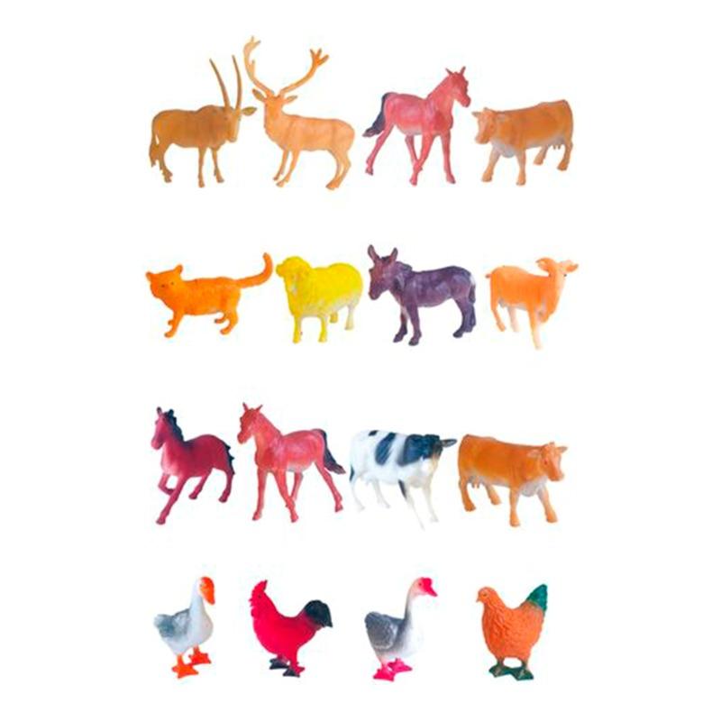 باور جوي - مجموعة حيوانات المزرعة 6 بوصة 4 قطع