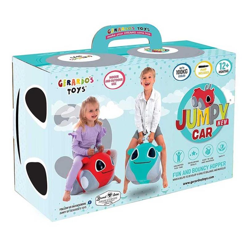 جيراردوس تويز - لعبة القفز القابلة للنفخ لون أخضر