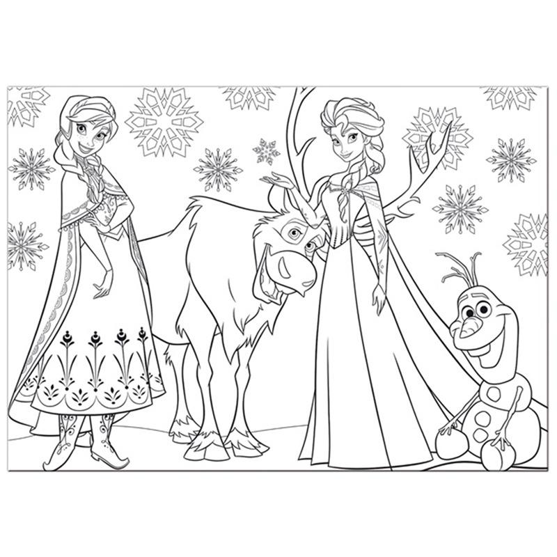 Lisciani - Puzzle Double Face Supermaxi 108 Frozen Elsa And Anna