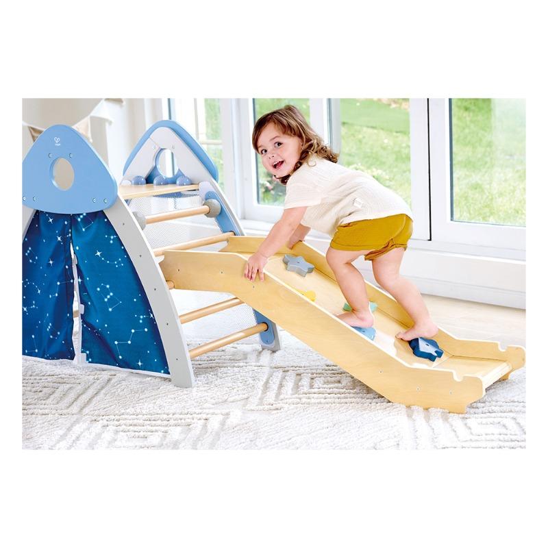 Hape - 4-in-1 Climb And Slide Gym Set