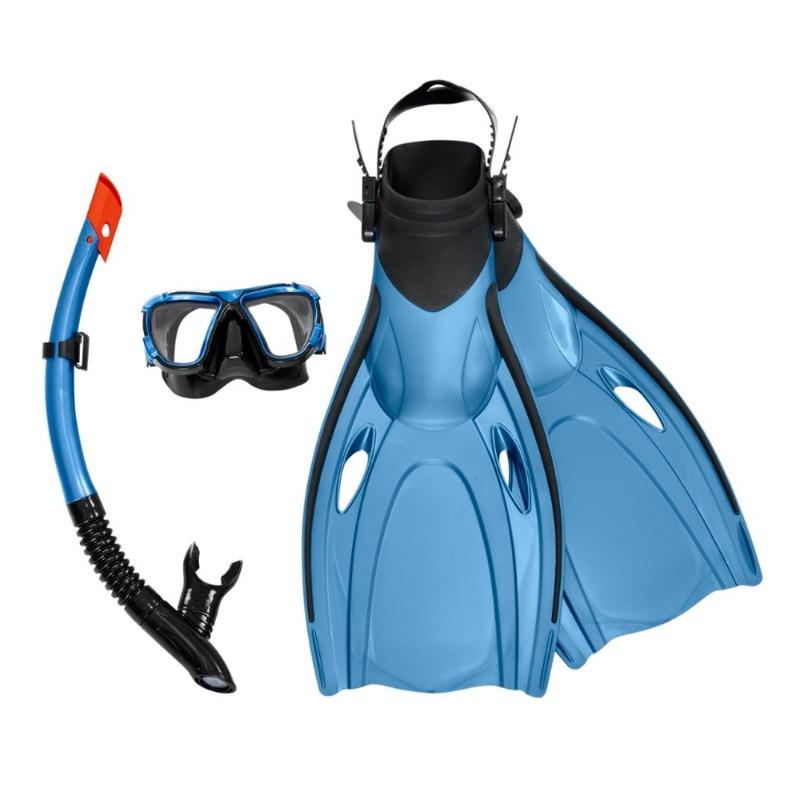 Bestway Hydro-Pro Black sea Snorkel And Fin Set S/M -blue and black