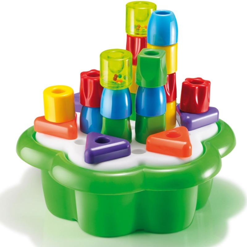 Quercetti Piggy Block Building and Stacking Set - 28 Piece