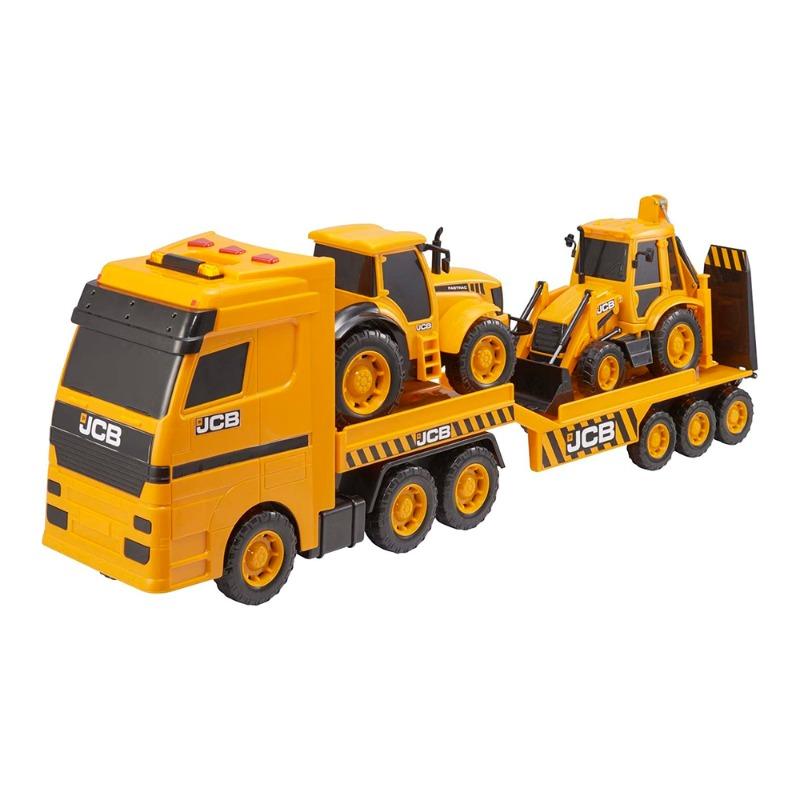 Teamsterz Construction Truck Transporter JCB