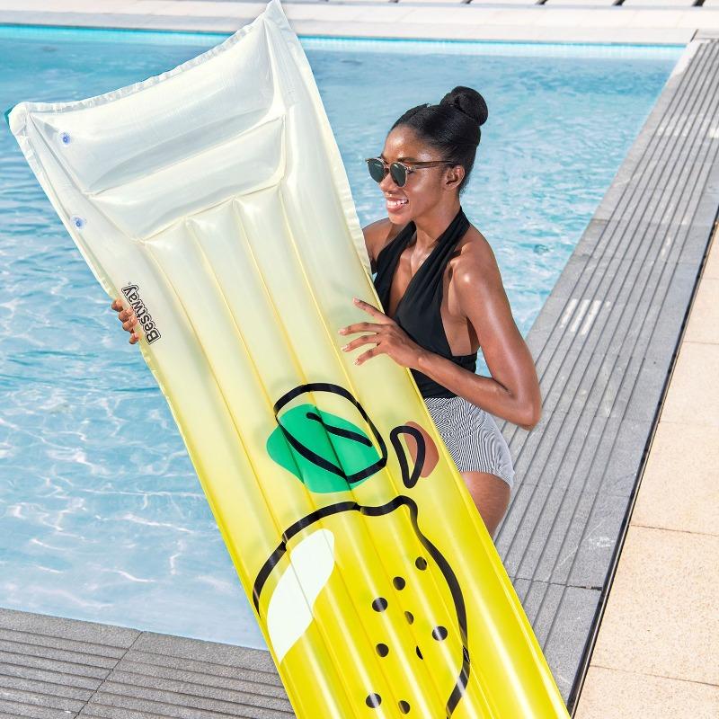 Bestway Lemon Air Mattress 170 x 54 x 15 cm