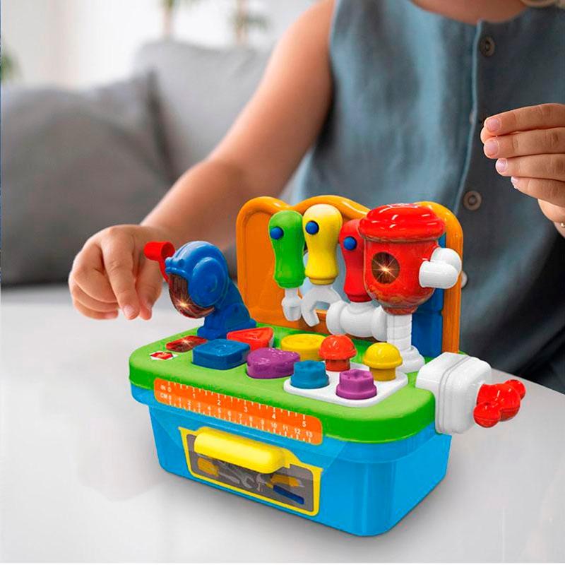 مجموعة لعب حقيبة أدوات الصيانة المحمولة