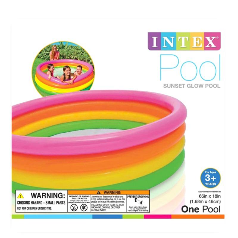 Intex - Inflatable Kids Swimming Pool Sunset Glow