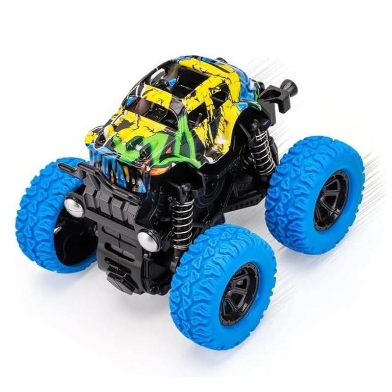 D-Power Friction Stunt Inertia Car Wheel - Blue