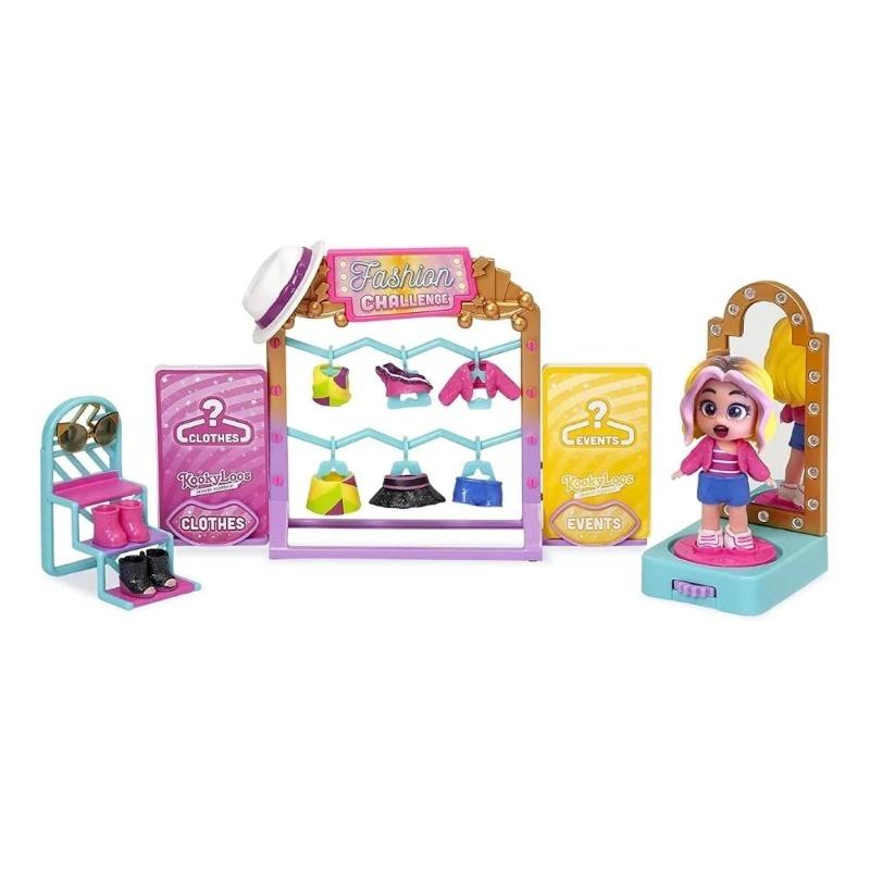 Kookyloos Play Set Fashion Challenge - Face Swapping Dolls